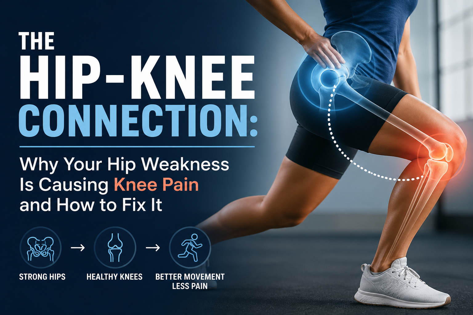 The Hip-Knee Connection: Why Your Hip Weakness Is Causing Knee Pain and How to Fix It