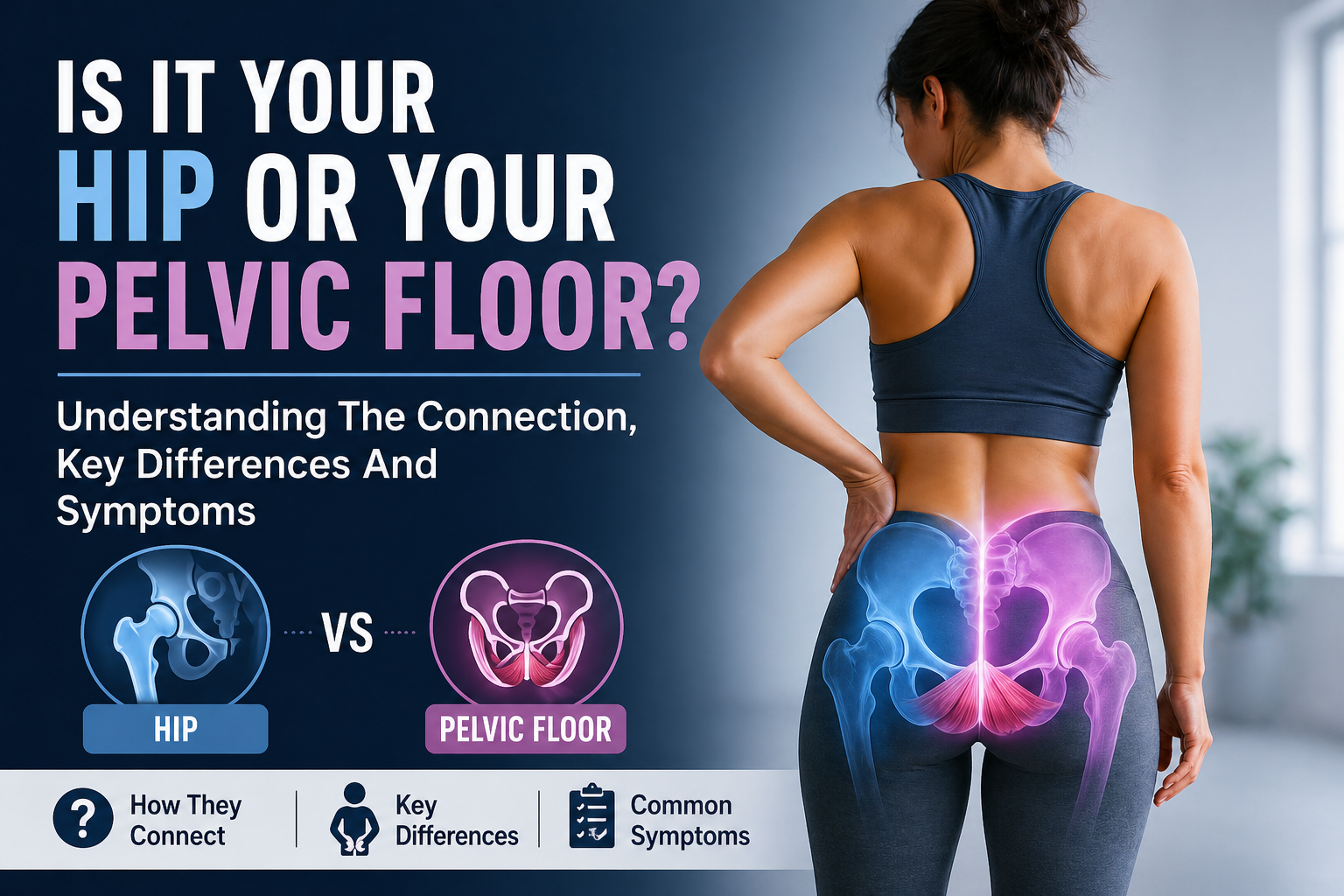 Is It Your Hip Or Your Pelvic Floor? Understanding The Connection, Key Differences And Symptoms